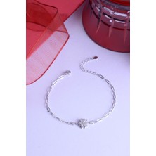 INNUENDO JEWELRY 925 Ayar Gümüş Lotus Çiçekli Bileklik