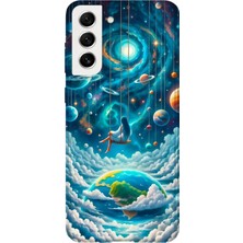 Lelia Samsung Galaxy S22 Uyumlu Baskılı Şeffaf Telefon Kılıfı | Koleksiyon: Cosmicwhisper Skyset