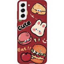 Lelia Samsung Galaxy S22 Plus Uyumlu Baskılı Şeffaf Telefon Kılıfı | Koleksiyon: Snacktoon Delight