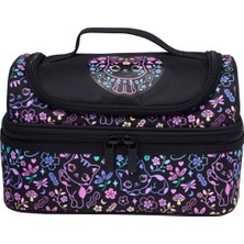 Smiggle Eclipse Çift Katlı Beslenme Kutusu Siyah