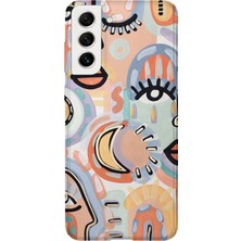 Lelia Samsung Galaxy S21 Fe Uyumlu Baskılı Şeffaf Telefon Kılıfı | Koleksiyon: Oneline Essence