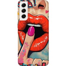 Lelia Samsung Galaxy S22 Plus Uyumlu Baskılı Şeffaf Telefon Kılıfı | Koleksiyon: Queenmode Femme