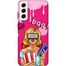 Lelia Samsung Galaxy S22 Uyumlu Baskılı Şeffaf Telefon Kılıfı | Koleksiyon: Queenmode Femme