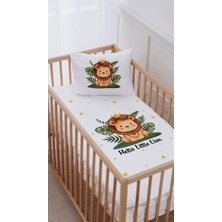 Lilabio %100 Pamuk Park Yatak Beşik Nevresim Takımı (70X120) Küçük Aslan