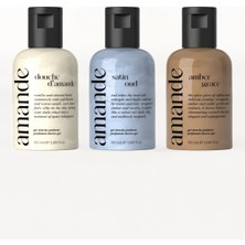 Amande Seyahat Boy Parfümlü Duş Jeli Üçlü Set 50 ml Aromalı Koku ile Etkili Temizlik