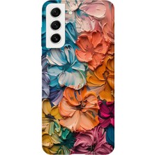 Lelia Samsung Galaxy S21 Uyumlu Baskılı Şeffaf Telefon Kılıfı | Koleksiyon: Pastelbloom Soft Series