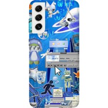 Lelia Samsung Galaxy S21 Fe Uyumlu Baskılı Şeffaf Telefon Kılıfı | Koleksiyon: Aeroglass Mirage