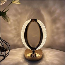 Belkıs Kırtasiye Kristal Dokunmatik Düğmeli Sarzlı Gece Lambası Hediyelik Eşya