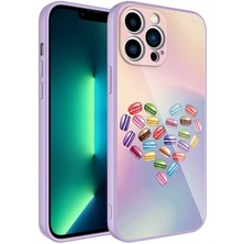 iPhone 13 Pro Kılıf Kamera Korumalı Desenli Sert Silikon Nxar Epoksi Kapak-No1