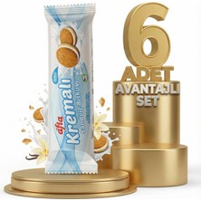 Afia Vanilya Kremalı Sandviç Bisküvi 6X60 gr