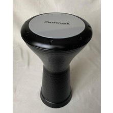 Masterwork Darbuka - Çekiç Dövme Desenli, Alüminyum (Siyah)