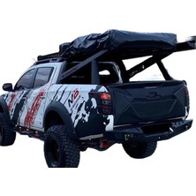 Aftermarket Mitsubishi L200 2015+ Bagaj Kapak Koruma Kaplaması Mat Siyah Abs