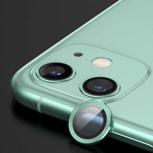 iPhone 12 Uyumlu Nxar Cl-07 Kamera Lens Koruyucu-Açık Yeşil