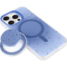 Apple iPhone 15 Pro Kılıf Magsafe Şarj Özellikli Tak-Çıkar Pop Soketli Nxar Tiktok Kapak-Siyah