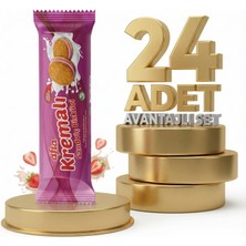 Afia Çilek Kremalı Sandviç Bisküvi 24X60 gr