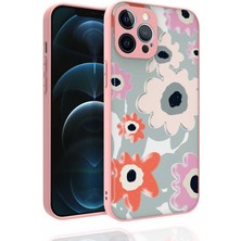 iPhone 12 Pro Max Uyumlu Desenli Kamera Korumalı Parlak Nxar Nora Kapak-No5