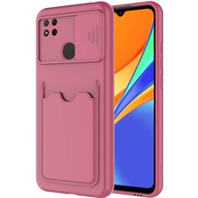Xiaomi Redmi 9c Kılıf ​nxar Kartix Kapak-Koyu Mor