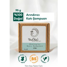 Dafneli Natural %100 Doğal Katı Şampuan, Besleyici, Arındırıcı ve Güçlendirici Bakım, Vegan, 95 gr.