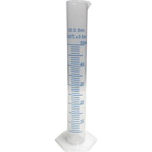 Edulab PLASTİK DERECELİ SİLİNDİR SET 5 ADET 50 ML