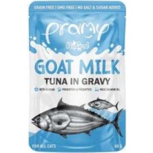 Pramy Sos Içinde Keçi Sütlü Ton Balıklı Kedi Maması 60 gr