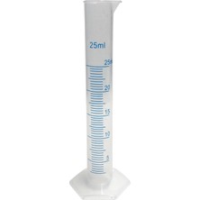 Edulab PLASTİK DERECELİ SİLİNDİR SET 5 ADET 25 ML