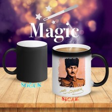 Asilmeydan Genç Üniformalı Mustafa Kemal Atatürk Sihirli Kupa Bardak-s172