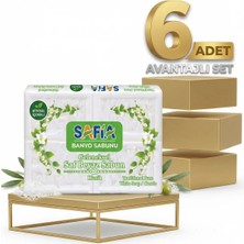 Safia Beyaz Banyo Sabunu 6X600 gr