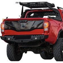 Aftermarket Nissan Navara 2014-2021 Yarım Bagaj Kapak Koruma Mat Siyah Abs