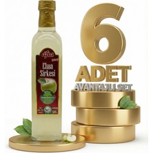 Afia Elma Sirkesi Cam Şişe 6X500 ml