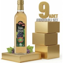 Afia Üzüm Sirkesi Cam Şişe 9X500 ml