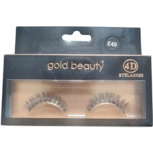 Gold Beauty 4d Takma Kirpik E49 Kolay Uygulanabilir Ipek Takma Kirpik