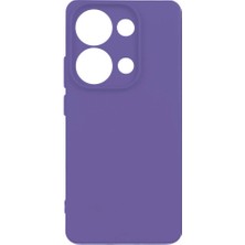 Xiaomi Redmi Note 13 Pro 4g Kılıf Nxar Biye Silikon-Lila