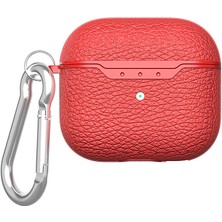 Airpods 4 Kılıf Uyumlu Nxar Airbag 03 Silikon-Kırmızı