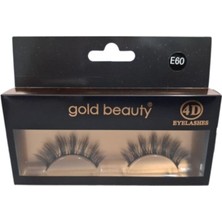 Gold Beauty 4d Takma Kirpik E60 Kolay Uygulanabilir Ipek Takma Kirpik