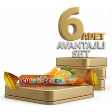 Afia Afibon Portakallı Çubuk Şeker 6x6,7 gr