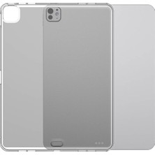iPad Pro 11 2025 M5 Kılıf Zore Tablet Süper Silikon Kapak - Şeffaf