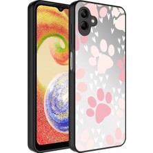 Galaxy A04 Kılıf Aynalı Desenli Kamera Korumalı Parlak Nxar Mirror Kapak-Pati