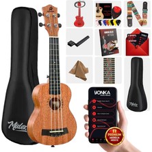 Rennes RD-21 Soprano Ukulele (Çanta Capo Askı Metod Pena)