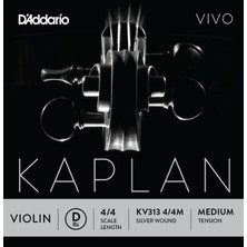 Daddario KV313 Keman Tek Tel | Kaplan Vivo (La-A), 4/4