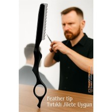 Tgzm Hsnet Feather Tip Jiletli Ustura Profesyonel Alüminyum Metal  - TG0012-2QF304