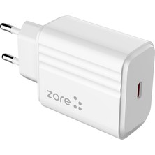 ​zore Play Serisi Pl2 20W Pd Seyahat Şarj Aleti - Beyaz