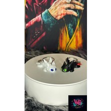 WLS Studio Baby Toothless Dragon Anahtarlık | Dişsiz Anahtarlık | 1 Adet - 5cm