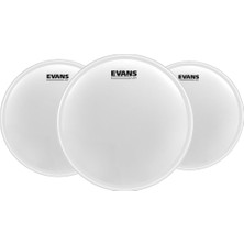 Evans Etp-Uv1-S Uv1 Coated Standart Tom Davul Deri Seti - 12-13-16 Inç (Profesyonel) | Uv Kürlemeli Patentli Kaplama, Tek Katmanlı 10 Mil Yapı ve Maksimum Dayanıklılık