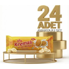 Afia Muz Kremalı Sandviç Bisküvi 24X60 gr