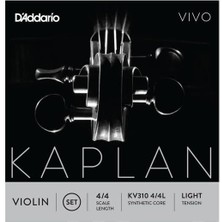 Daddario KV310L Keman Tel Seti | Kaplan Vivo, Light, 4/4