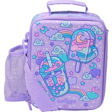 Smiggle Trailblazer Sert Kapaklı Beslenme Çantası Lila – Ezilmez Hardtop, Isı Yalıtımlı Lunch Box
