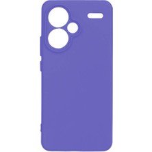 Xiaomi Redmi Note 13 Pro Plus 5g Kılıf Nxar Biye Silikon-Lila