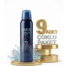 Safia Doğal Erkek Deodorant Ferahlık 9X150 ml