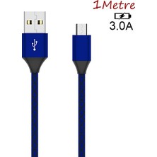 Sergen Reklam Ally Android Micro USB 3.0A Hızlı Halat USB Şarj Kablosu 1MM-(5775) - SE002E-6CO1W3