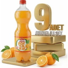Afia Keyfim Portakallı Gazoz 9x1 Lt